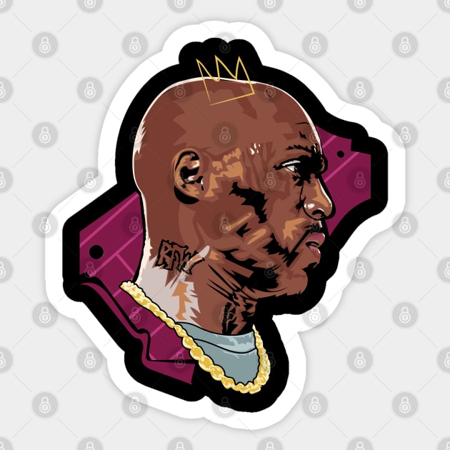 DMX rapper Sticker by Frajtgorski